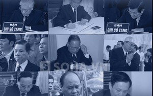 Infographic: Cận cảnh nét bút, cảm xúc của lãnh đạo trong sổ tang ông Bá Thanh