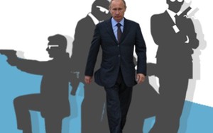 Những kẻ mặt lạnh, áo đen đứng sau ông Putin