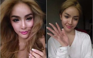 Sửng sốt trước gương mặt không trang điểm của hot girl xinh đẹp