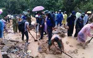 Tìm kiếm nạn nhân dưới bùn đất, 17 người chết và mất tích