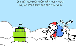 Bộ tranh siêu cool lý giải vì sao ông già Noel luôn luôn hạnh phúc