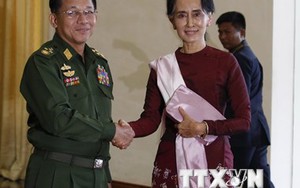 Tư lệnh quân đội Myanmar và bà San Suu Kyi nhất trí hợp tác