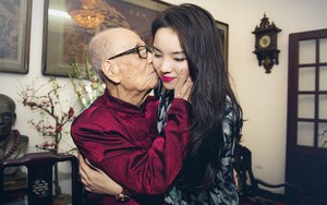 GS Vũ Khiêu thơm má Kỳ Duyên: Nụ hôn rất bình thường