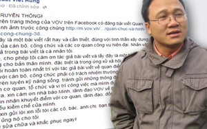 Lời xin lỗi trên mạng của Phó Chủ tịch UBATGTQG "là sự dũng cảm"