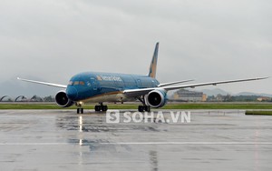 "Siêu máy bay" của Vietnam Airlines đã về đến Hà Nội