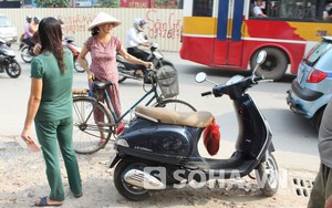 Lái xe tải vội bỏ chạy sau khi người phụ nữ ngất tại chỗ