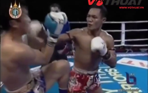CLIP: Cao thủ Trung Quốc nằm im sau khi dính độc chiêu Muay Thái