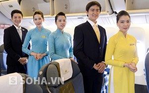 Cận cảnh đồng phục mới thử nghiệm của tiếp viên Vietnam Airlines