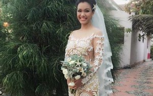 Váy cưới tự thiết kế của Phương Vy bị chê xấu