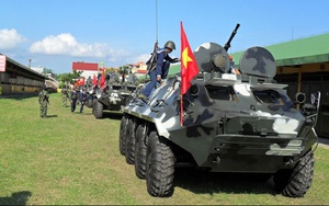 Tổng cục Kỹ thuật nghiệm thu sửa chữa xe tăng thiết giáp tại Lữ đoàn 147 Hải quân