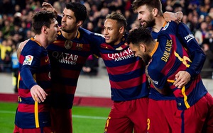 “Hung thần” tỏa sáng, Barcelona vào bán kết Cúp Nhà vua TBN