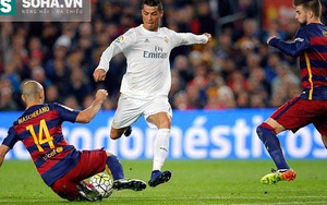Được trọng tài “chống lưng”, Barca vẫn thua “doping” của Ronaldo