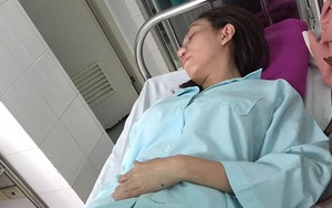 Hoa hậu hài Thu Trang bị chảy máu mũi không cầm được phải nhập viện cấp cứu