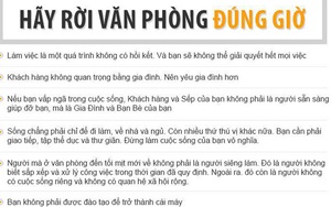 Dân công sở tranh cãi nhiệt tình xem có nên “rời văn phòng đúng giờ”