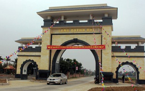 ​Cổng làng “khủng” gần 3 tỉ đồng