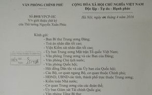 Chính phủ giới thiệu chữ ký của Thủ tướng và 3 Phó Thủ tướng