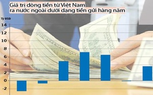 Người Việt gửi bao nhiêu tiền ở nước ngoài?