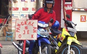 Indonesia: Hôi nách không được phép hành nghề xe ôm
