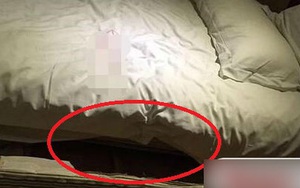 "Rụng tim" vì phát hiện... 1 bàn chân dưới đệm khi thuê khách sạn