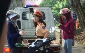 Nữ cảnh sát giao thông gây sốt vì quá xinh đẹp