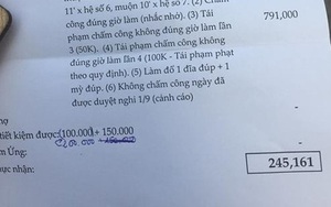 Nam nhân viên quán mỳ ở Hà Nội bức xúc vì lương 1,2 triệu/tháng bị trừ chỉ còn 245.000 đồng