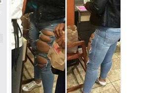 'Nóng mắt' với mốt quần jeans rách của giới trẻ