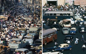 Ngắm Sài Gòn cái thời cách đây đã lâu: Kẹt xe từ xưa!