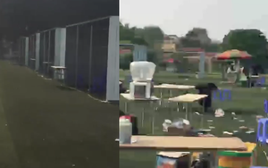 Những gì còn sót lại của "Chợ phiên Container" sau giờ chiều