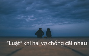 Bất kì cặp vợ chồng nào cũng nên có "Luật cãi nhau"