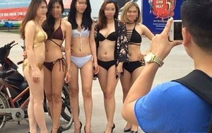 Báo châu Á xôn xao vụ mẫu Việt mặc bikini PR siêu thị