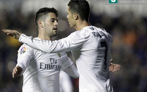 Levante 1-3 Real: "Penaldo" lại cứu Kền kền trắng