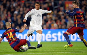 Barca 1-2 Real: Ronaldo "nổ súng" san bằng Nou Camp