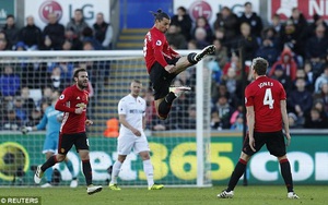 Lập cú đúp, Ibra ghi tên mình vào lịch sử cùng Cantona