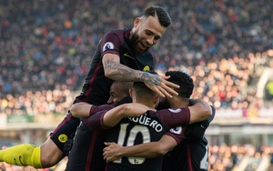 Lội ngược dòng thành công, Man City đánh chiếm ngôi đầu Premier League
