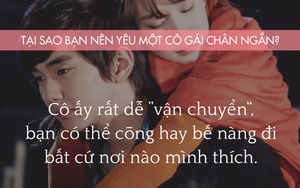 12 lí do bạn nên yêu một cô gái "chân ngắn"