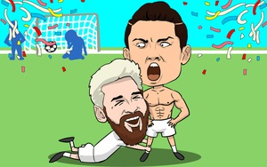 Ronaldo - Messi bất ngờ nhập viện vì...