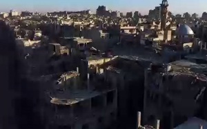 Thành phố Homs đổ nát như ngày tận thế
