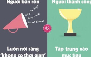 Sự khác biệt giữa người bận rộn và người thành công