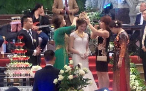 Đám cưới khủng tại Nam Định: Mẹ chồng tặng con dâu vương miện 100 cây vàng