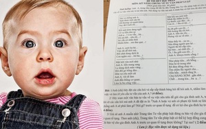 Đề thi luật bằng thơ dí dỏm và "bá đạo" chưa từng thấy