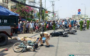 Hiện trường tai nạn thảm khốc làm 9 người thương vong ở TP HCM