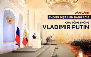 Thông điệp Liên bang 2016 của Putin: Quan hệ Nga-Trung Quốc là hình mẫu của trật tự thế giới