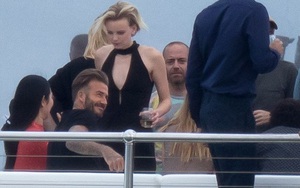 Fan tá hỏa khi thấy Beckham thân mật với gái lạ trên du thuyền 880 tỷ VNĐ