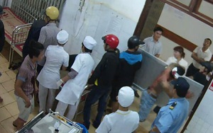 Quát bảo vệ rồi vào phòng cấp cứu đòi đánh bác sỹ
