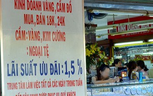 Cẩn thận vay tiền ở tiệm vàng