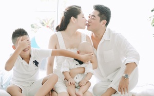 Con trai Kiwi Ngô Mai Trang che mặt khi thấy bố mẹ hôn nhau