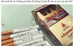 Ông bố nào có thể "can đảm" đốt thuốc sau khi đọc những dòng nhắn gửi này của con trên từng điếu thuốc?