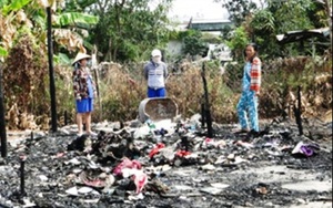 Khởi tố nghịch tử đốt nhà mẹ ruột vào chiều mùng 3 Tết