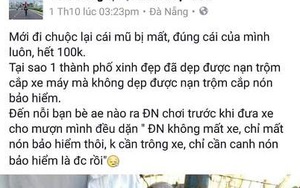 Đà Nẵng: Người dân "thành phố đáng sống" bức xúc với nạn trộm mũ bảo hiểm