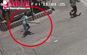 Nữ côn đồ vác mã tấu truy sát nhân viên Bến xe Vinh